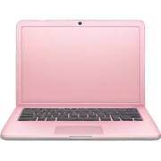 Light pink laptop sticker
