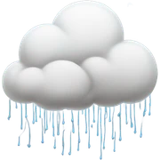 Cloud raining cats sticker