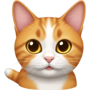 Orange munchkin cat sticker