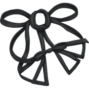 Black bow  sticker