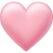Baby pink heart sticker