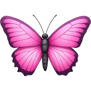 Pink Butterfly sticker