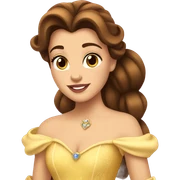 Princess belle sticker