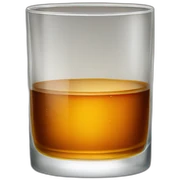 glass of whiskey sticker