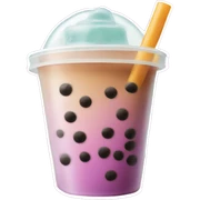 Bubble tea sticker