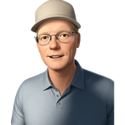 smiling boy with glasses indoors sticker