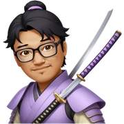 Gentle Samurai sticker