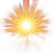 Sun up sticker