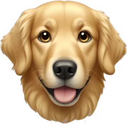 golden retriever sticker