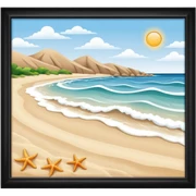 Beach sticker