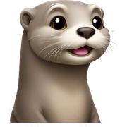 Otter sticker