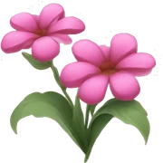 Pink flowers  sticker