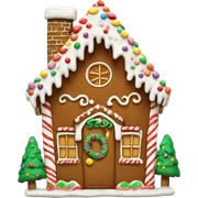 gingerbread house sticker