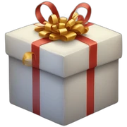 christmas present sticker