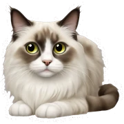 Ragdoll cat breed sticker