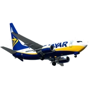 Boeing 737-800 Ryanair  sticker