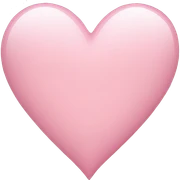 light pink heart  sticker