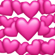 hot pink heart sticker