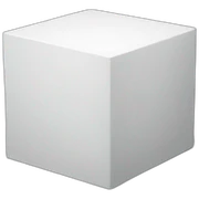 White cube sticker