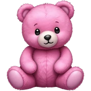 pink teddy bear sticker