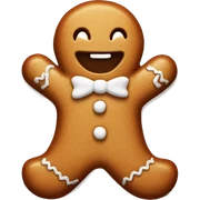 cozy gingerbread man  sticker