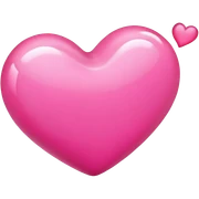 pink heart sticker