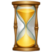 hourglass sticker