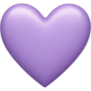 pastel purple heart sticker