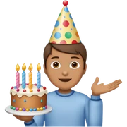 Birthday sticker