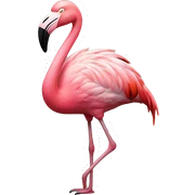 Stoned flamingo  sticker