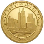 nyc coin sticker