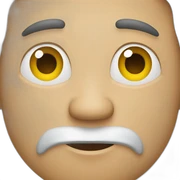 Man face sticker