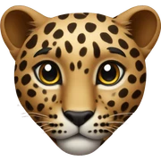 leopard heart  sticker