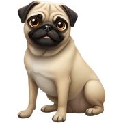 Pug sticker