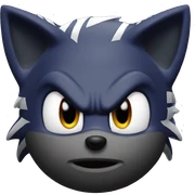 dark sonic sticker