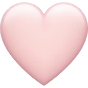 light pastel pink heart  sticker