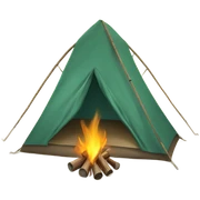 Camping sticker