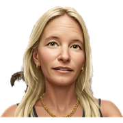 realistic blonde hair with necklace sticker