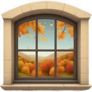 Autumn window sticker