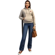 autumn vibes with casual style sticker