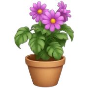 flower pot sticker