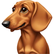 dachshund dog sticker