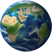 planet earth sticker