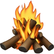 Campfire sticker