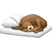 sleeping sticker
