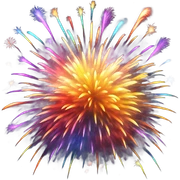 Fireworks  sticker