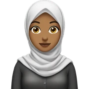 Hijab girl sticker