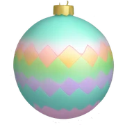 Pastel ornament sticker