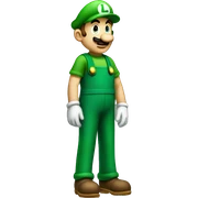 Full body Luigi  sticker