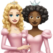 Glinda and bubbles sticker